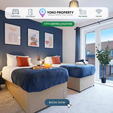Luxury Campbell Park Apartments In Central Mk With Balcony, Free Parking & Smart Tv With Netflix By Yoko Property มิลตันคีนส์ ภายนอก รูปภาพ